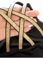 Топ «Триумф» черный/золото