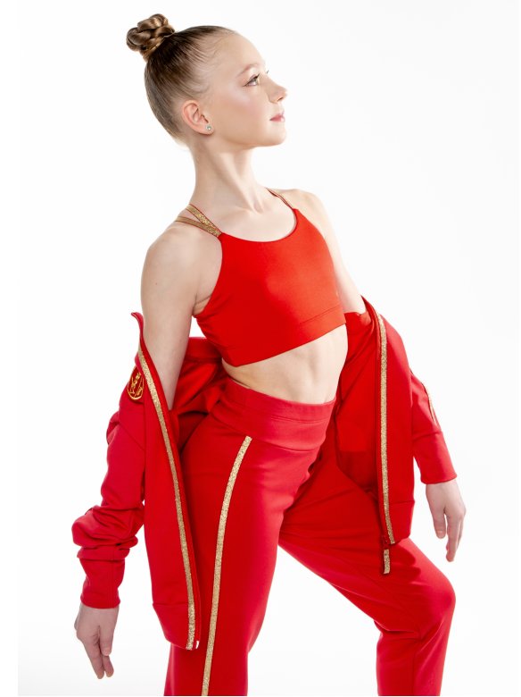 Топ «Триумф» красный/золото