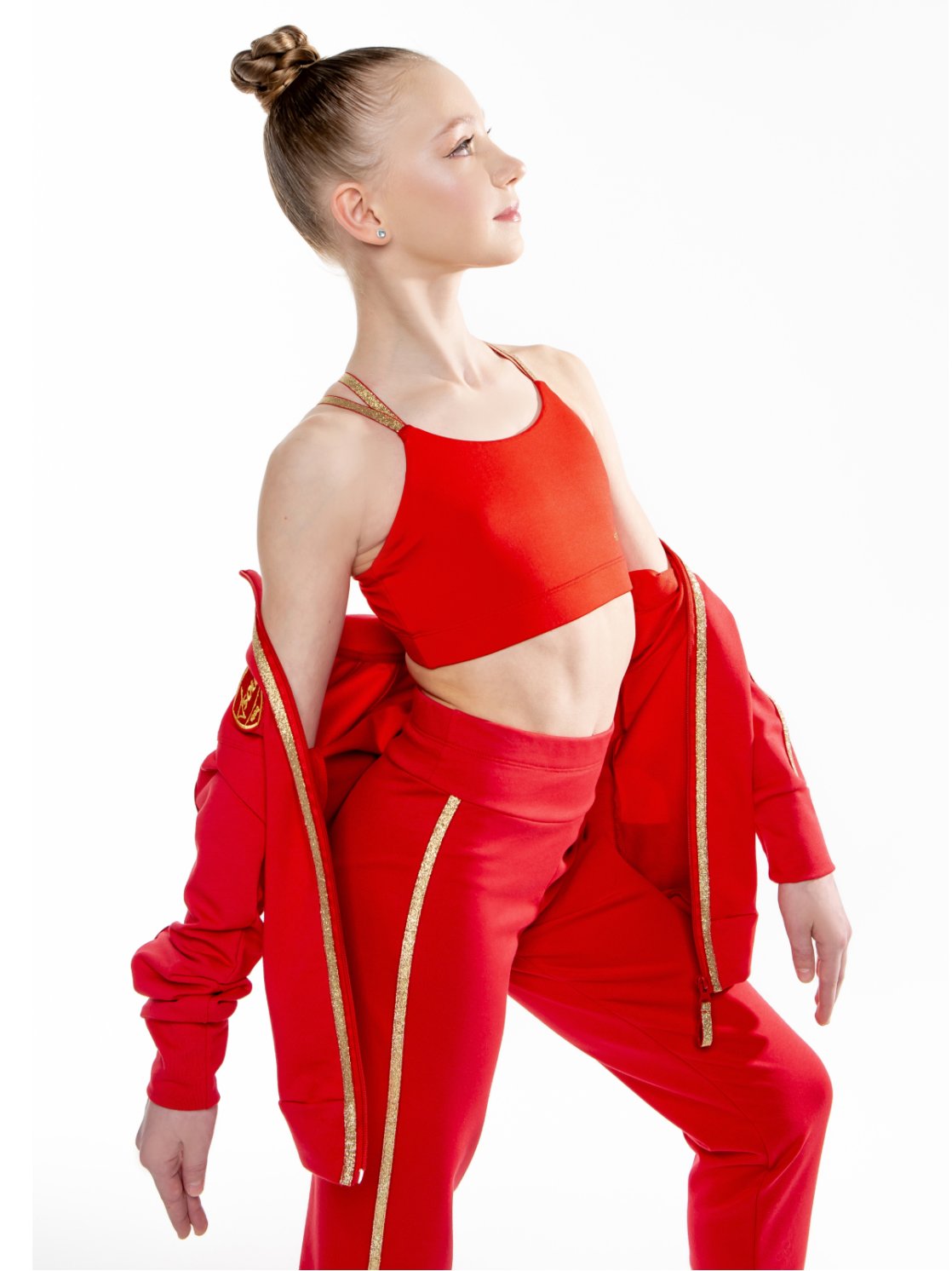 Топ «Триумф» красный/золото