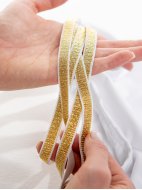 Топ «Триумф» белый/золото