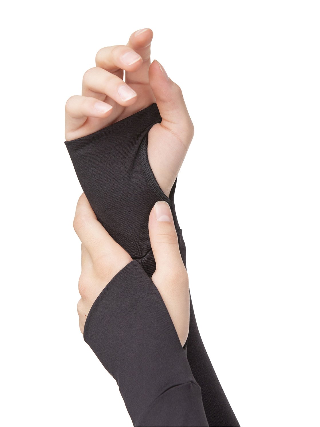 Кроп-топ лонгслив черный