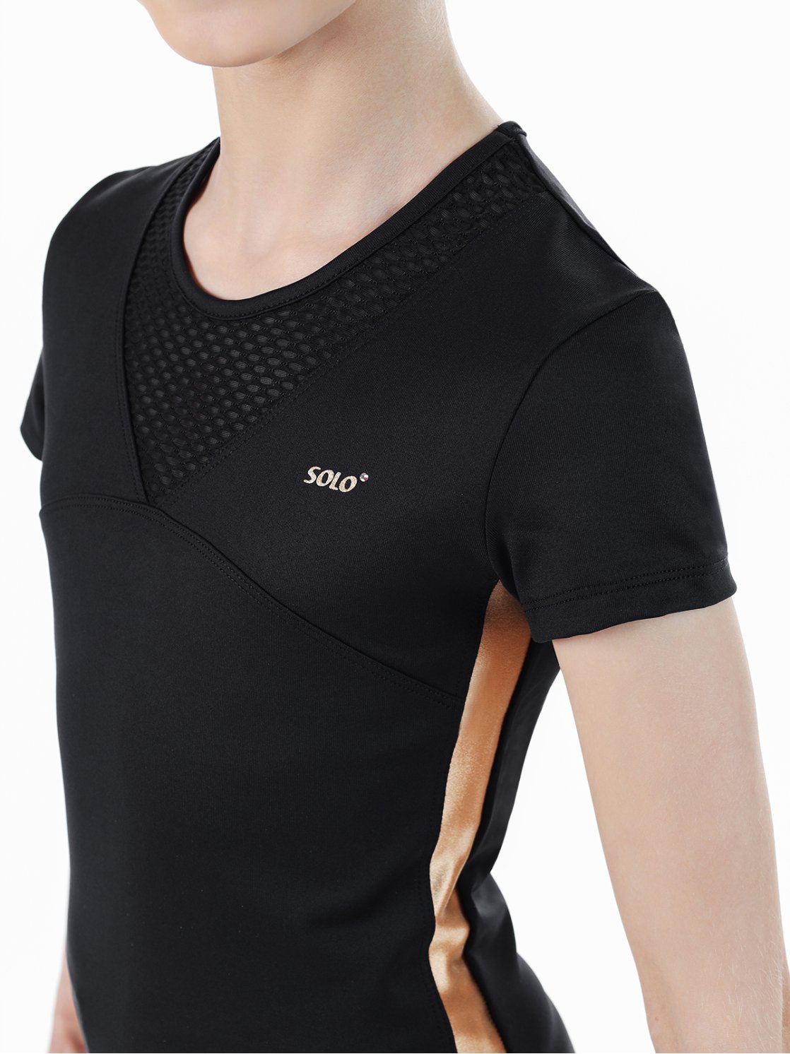 Футболка из полиамида «Звезда Solo» черный/золото