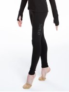 Легинсы по щиколотку «Total Black» из хлопка