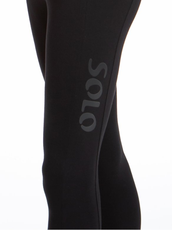 Легинсы по щиколотку «Total Black» из хлопка