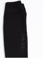 Легинсы по щиколотку «Total Black» из хлопка