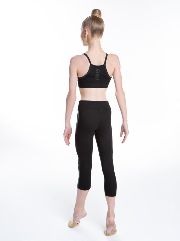 Легинсы длиной 7/8 «Total Black» из хлопка