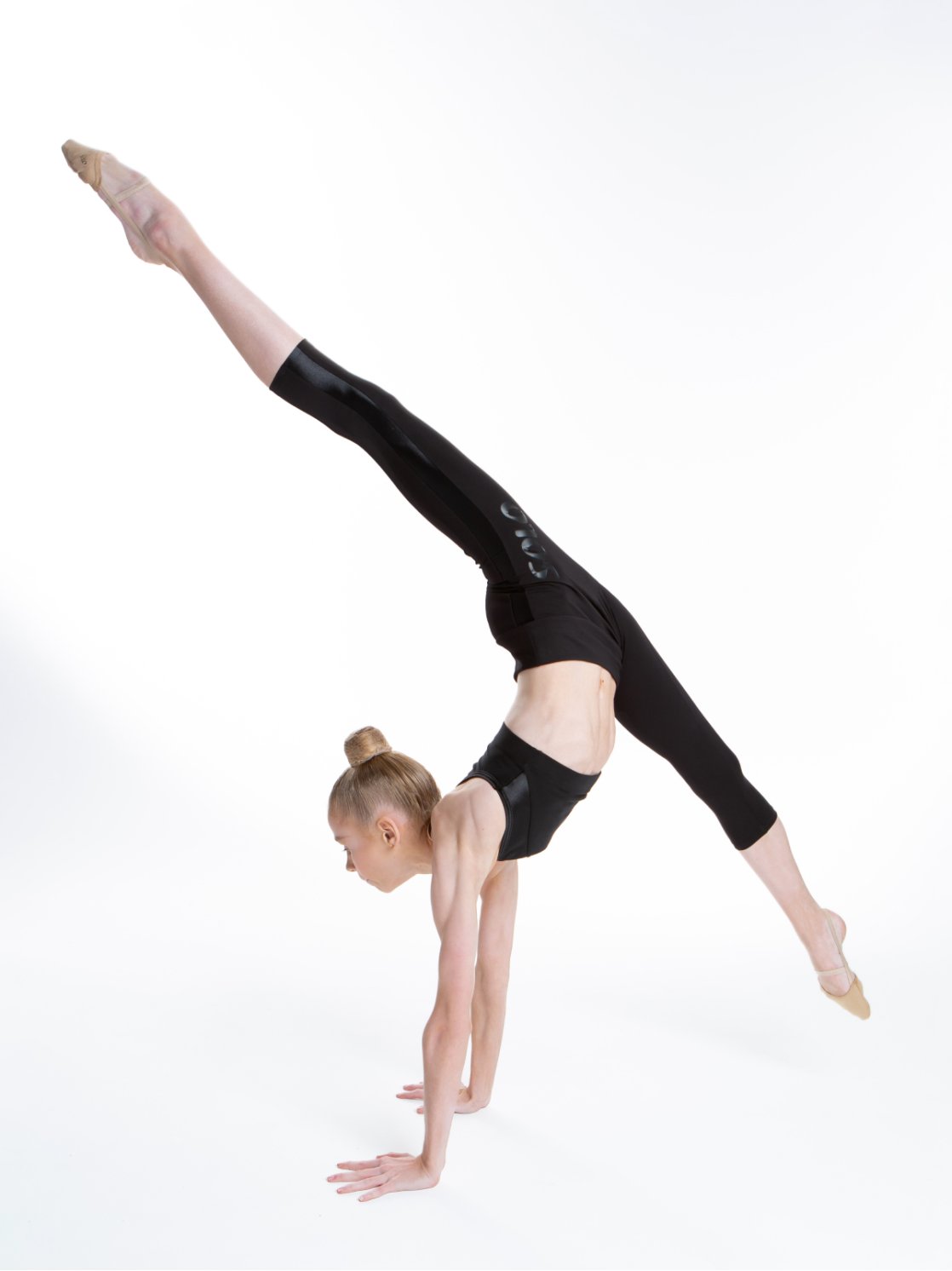 Легинсы длиной 7/8 «Total Black» из хлопка