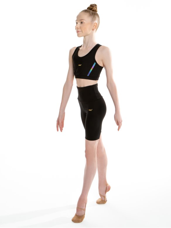 Велошорты «Импульс» из полиамида с завышенной линией талии