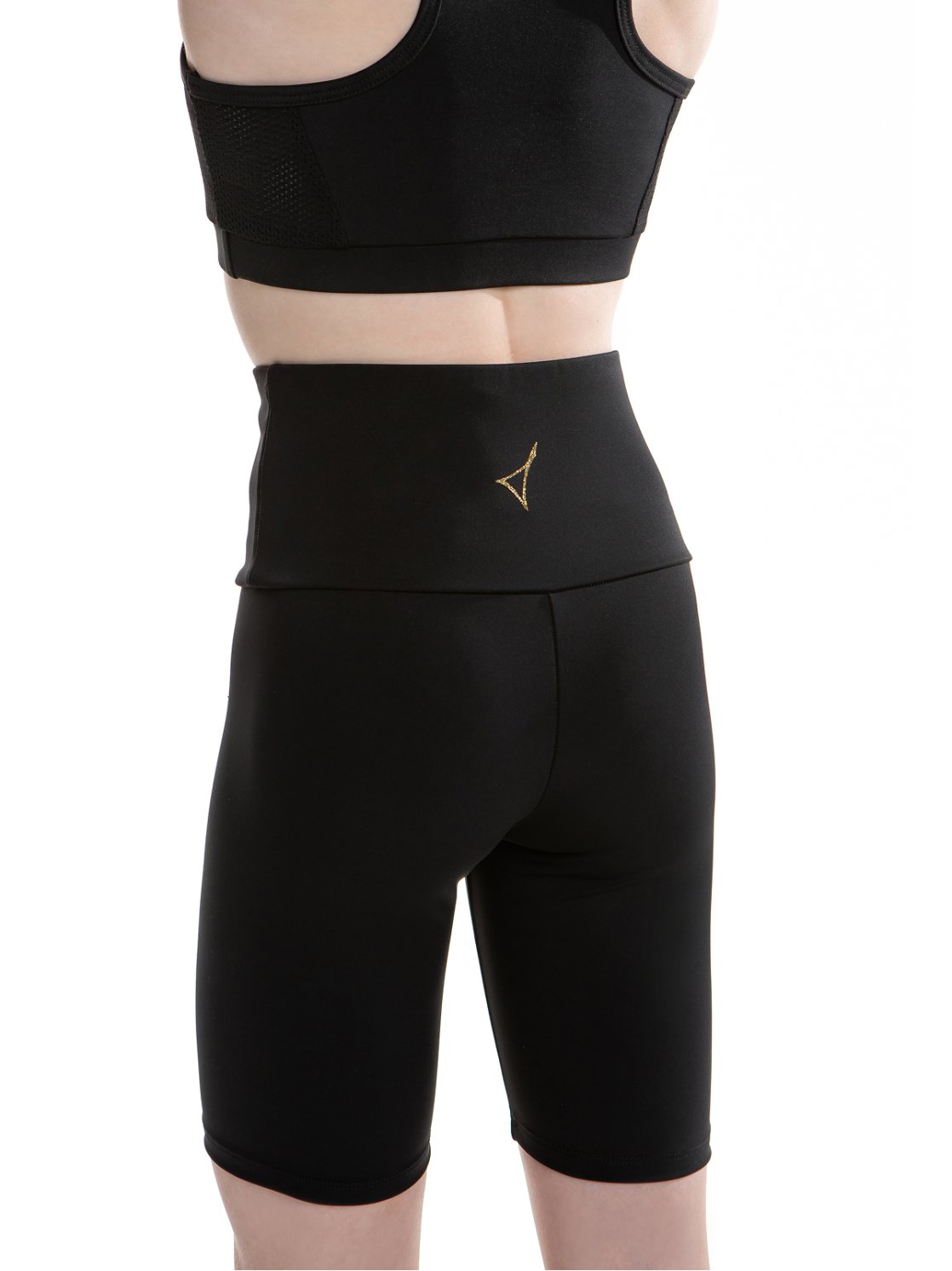 Велошорты «Импульс» из полиамида с завышенной линией талии