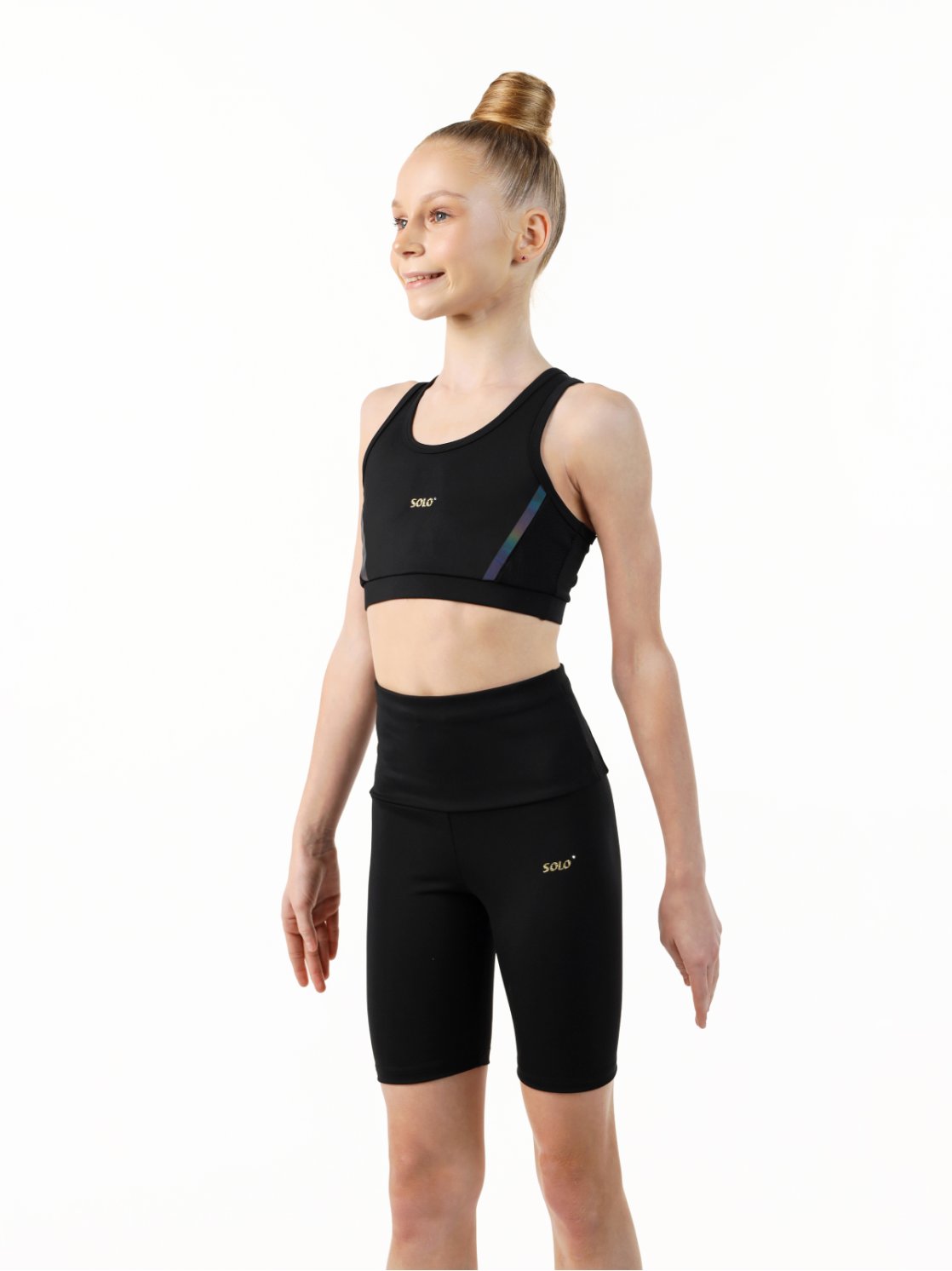 Велошорты «Импульс» из полиамида с завышенной линией талии