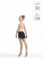 Шорты двойные с чёрными трусами