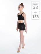 Шорты двойные «Total Black» из хлопка