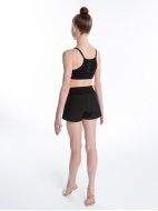 Шорты двойные «Total Black» из хлопка