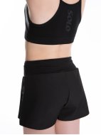 Шорты двойные «Total Black» из хлопка