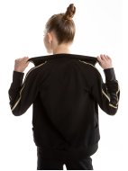 Куртка «Триумф» черная из футера на молнии