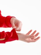 Куртка «Триумф» красная из футера на молнии