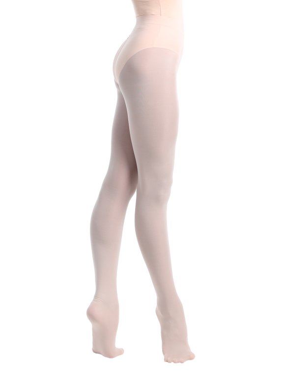 Tights soft pink with closed leg 40 DEN