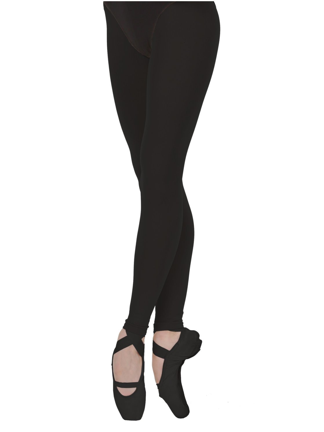 Трико чёрное длиной до щиколотки 100 DEN