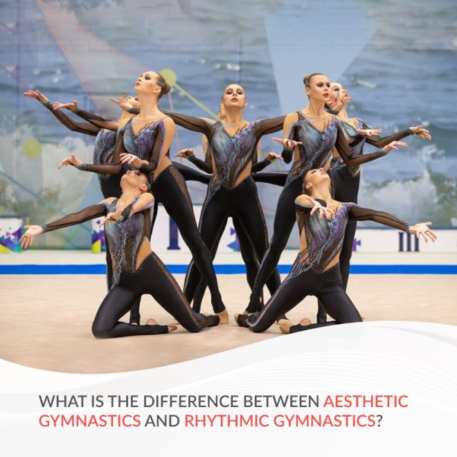 What is the difference between aesthetic gymnastics and rhythmic gymnastics?